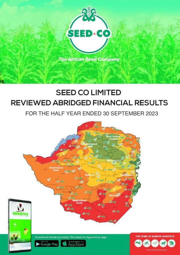 Seed Co Limited 2024 Interim Results For The Half Year
