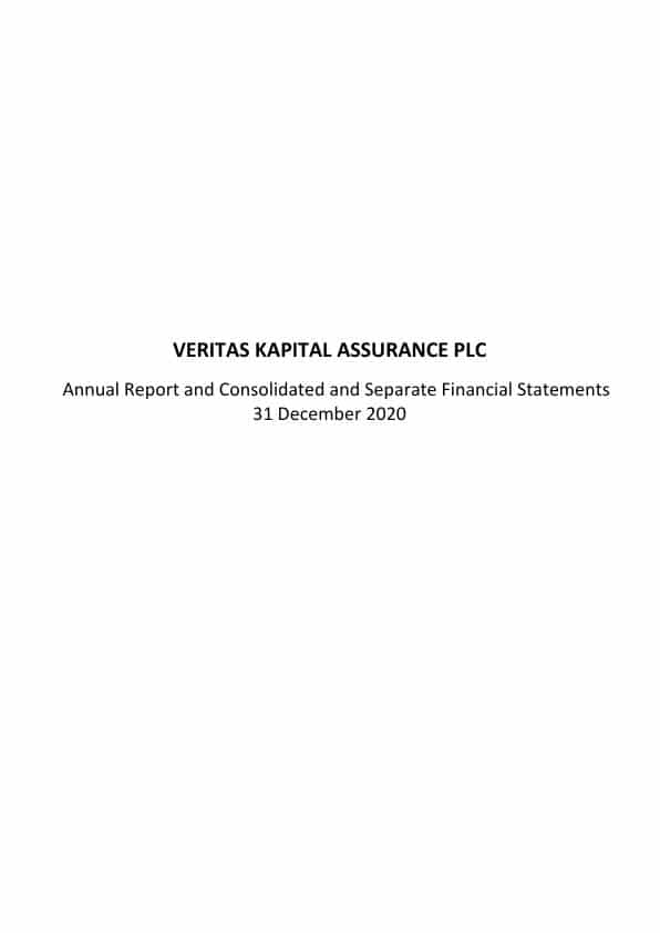 Veritas Kapital Assurance Plc (VERITA.ng) 2020 Annual Report