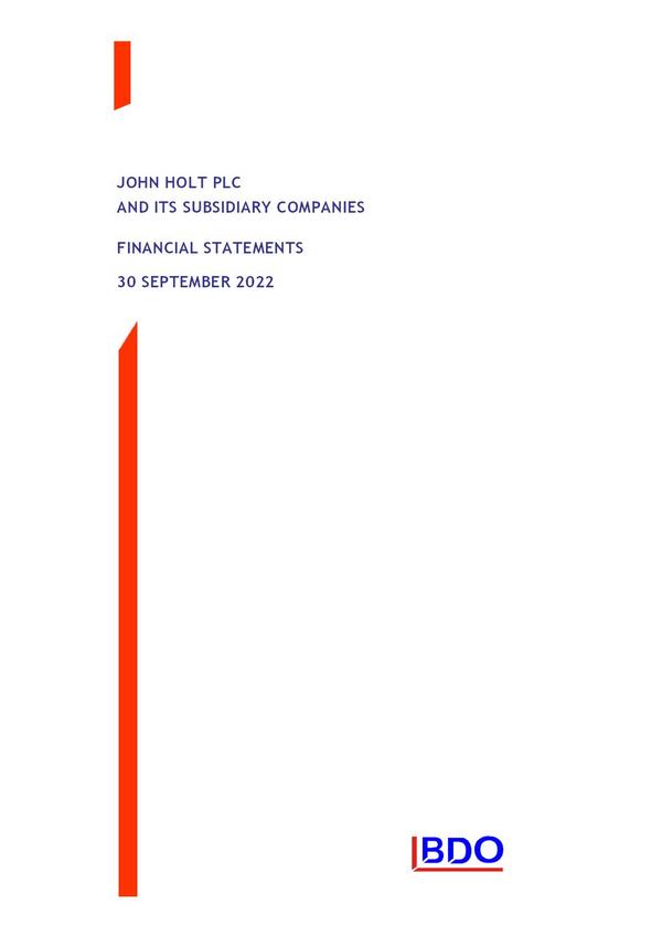 John Holt Plc (JHLT.ng) 2022 Annual Report