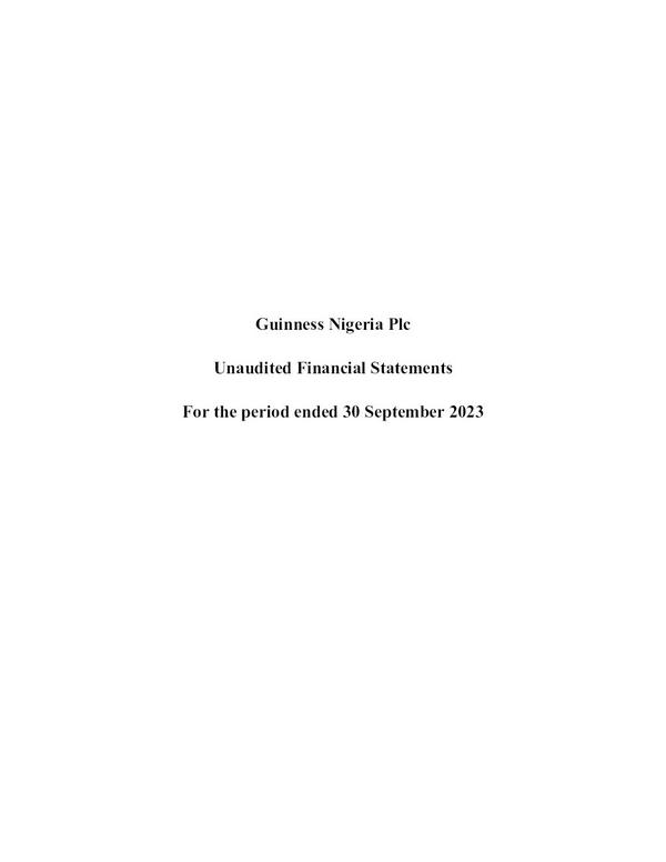 Guinness Nigeria Plc 2024 Interim Results For The First Quarter