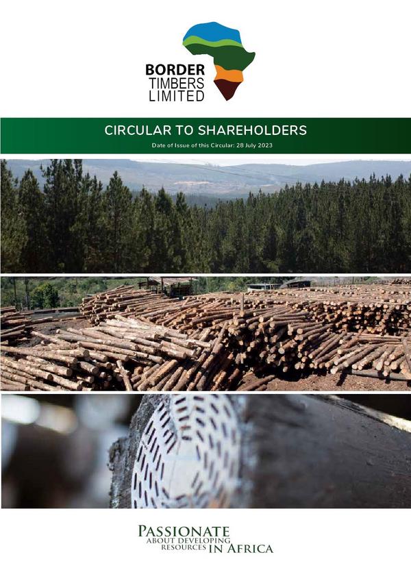Border Timbers Limited 2023 Circular
