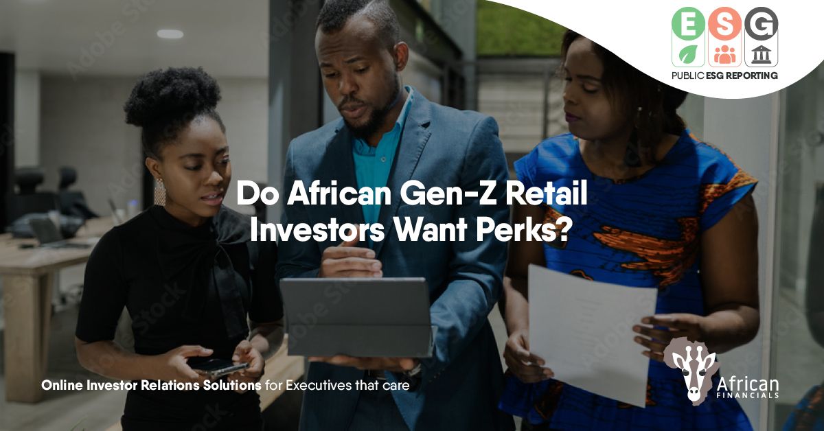 Do African Gen-Z Retail Investors Want Perks?