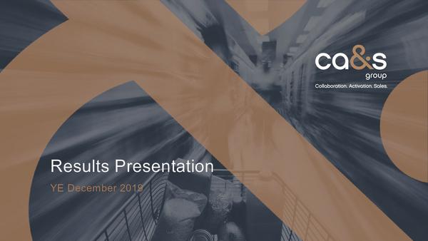 Ca Sales Holdings Limited 2019 Presentation