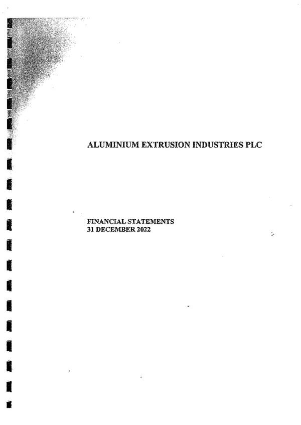 Aluminium Extrusion Industries Plc 2022 Annual Report