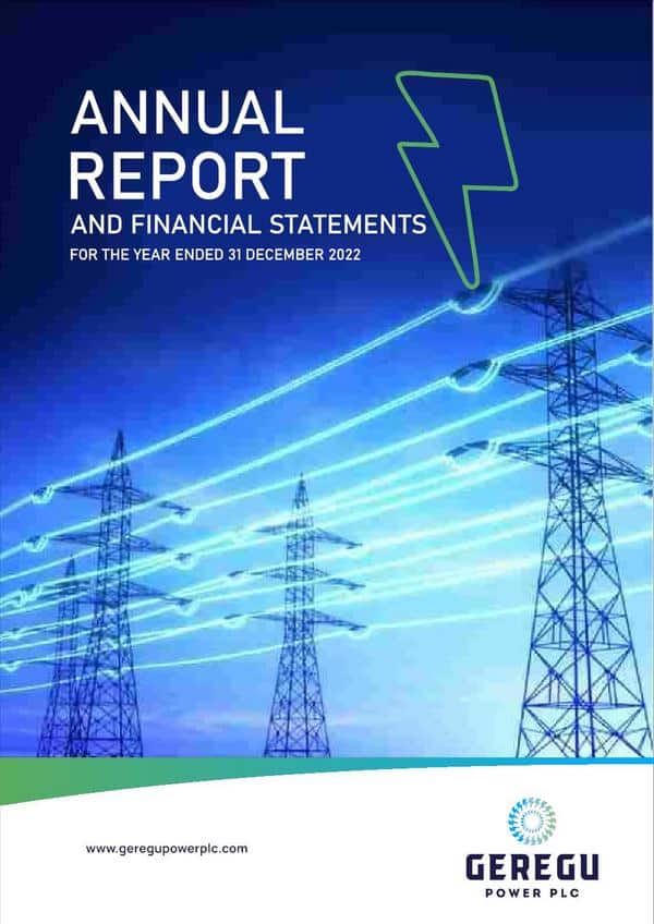 Geregu Power Plc 2022 Annual Report
