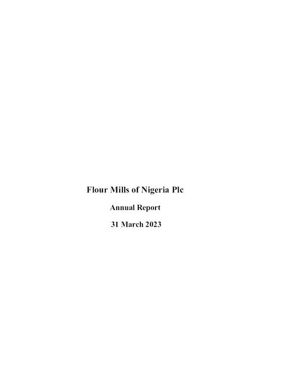 Flour Mills Nigeria Plc 2023 Annual Report