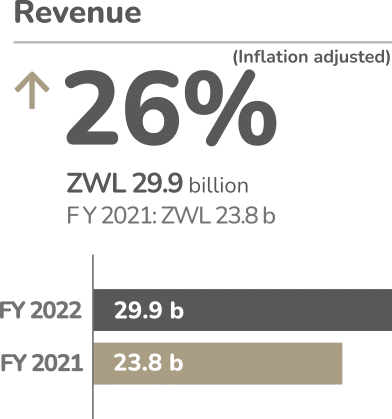 EcoCash FY2022 Revenue: Up 26%