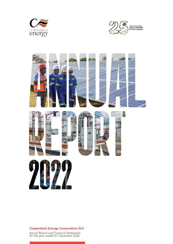 Copperbelt Energy Corporation Plc 2022 Annual Report