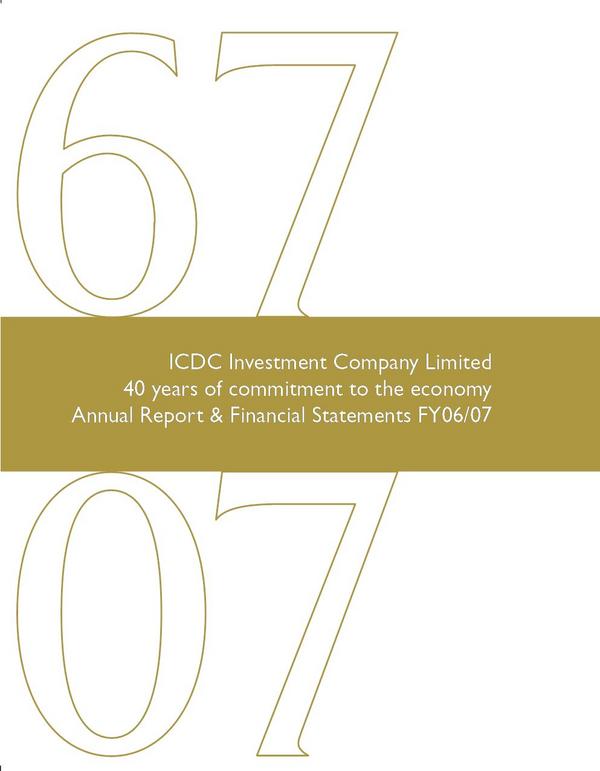 Centum Investment Company Limited 2007 Annual Report