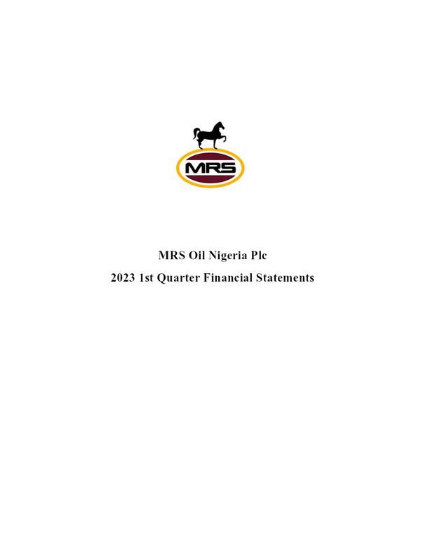 Mrs Oil Nigeria Plc 2023 Interim Results For The First Quarter