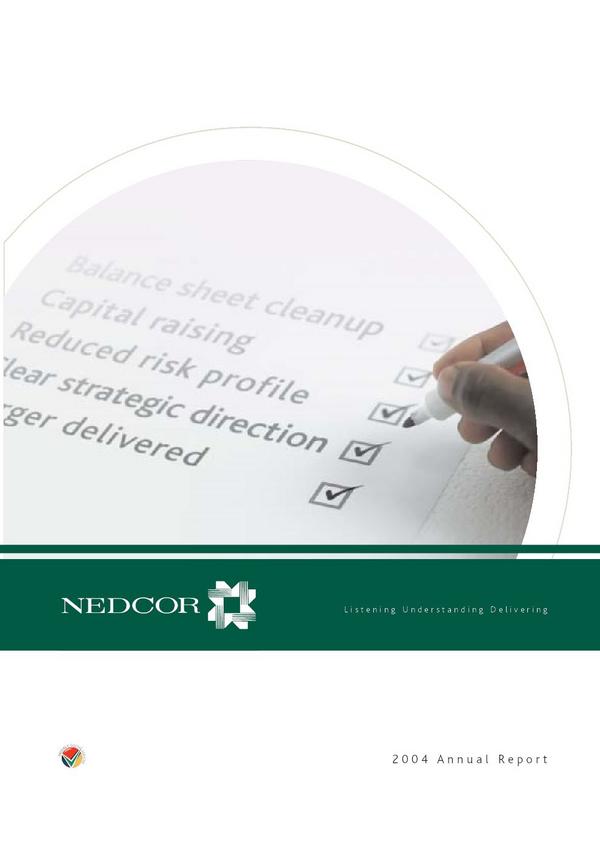 Nedbank Group Limited Zimbabwe Depository Receipts 2004 Annual Report