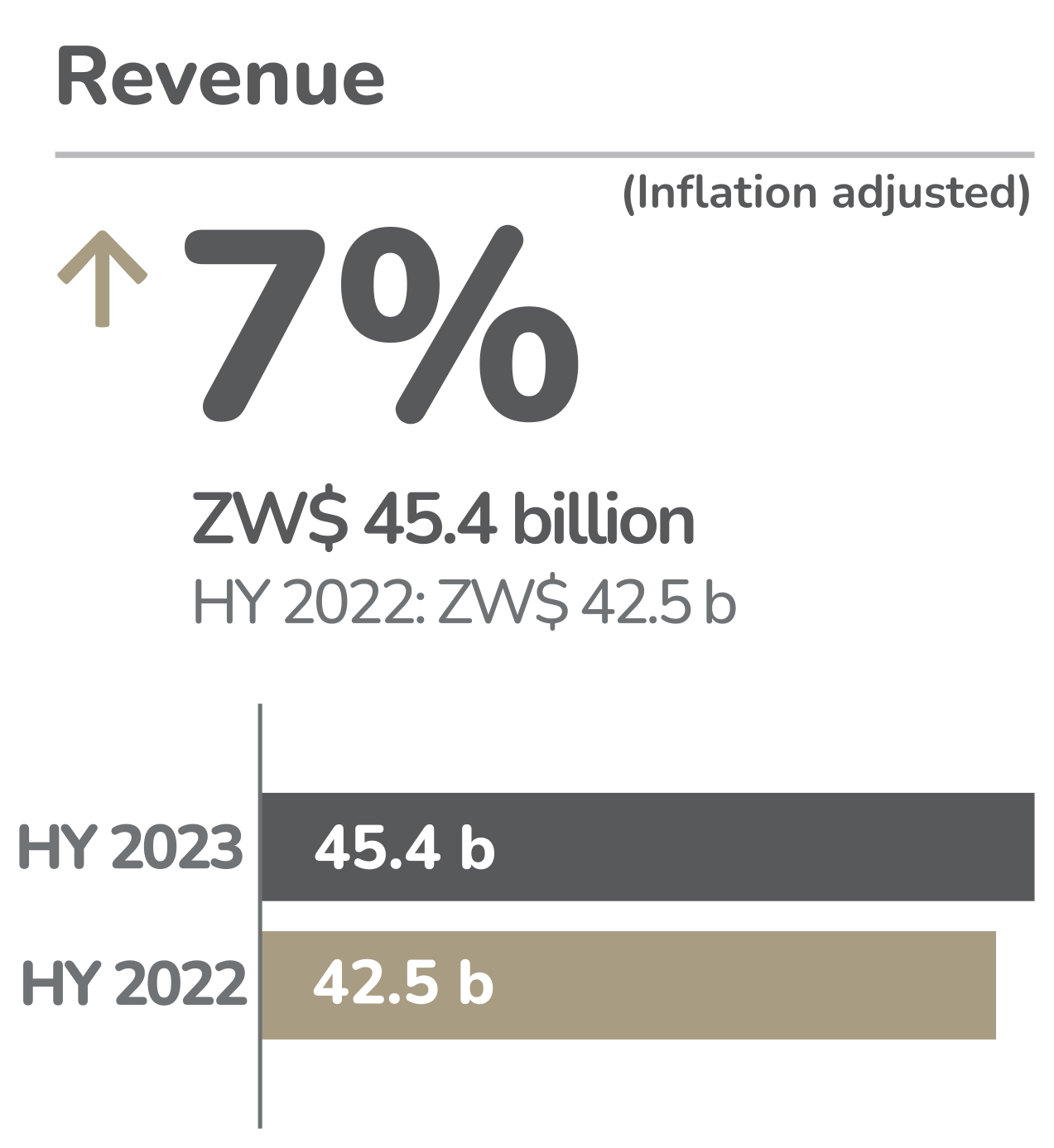 EcoCash HY2023 Revenue: Up 7%