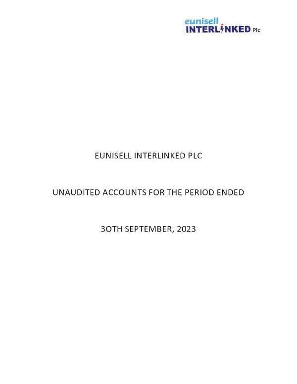 Eunisell Interlinked Plc 2024 Interim Results For The First Quarter