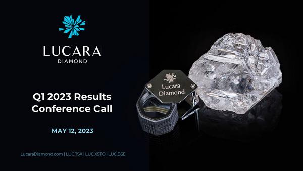 Lucara Diamonds Corporation 2023 Interim Results For The First Quarter