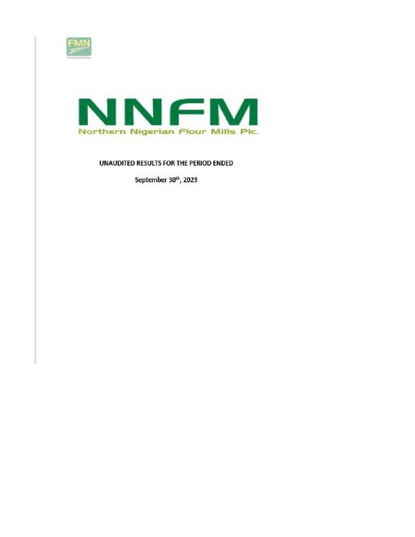 Northern Nigeria Flour Mills Plc 2024 Interim Results For The Second Quarter