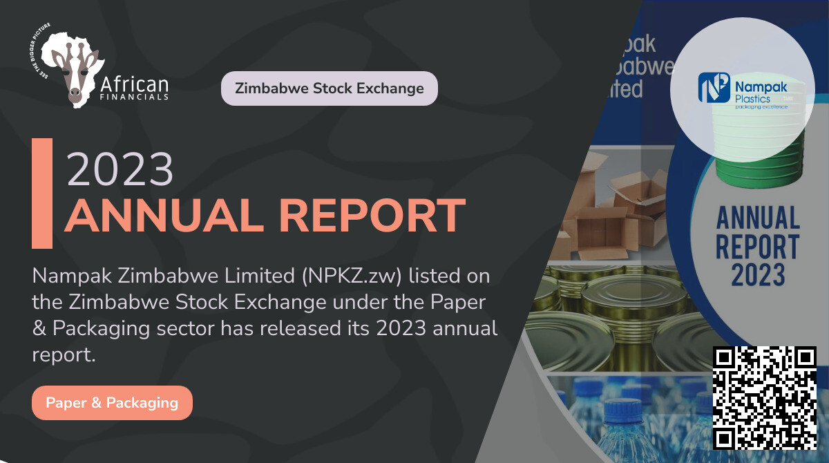 Nampak Zimbabwe Limited Mega Pak’s sales volumes decreased by 2.5% compared to last year due to power outages affecting production