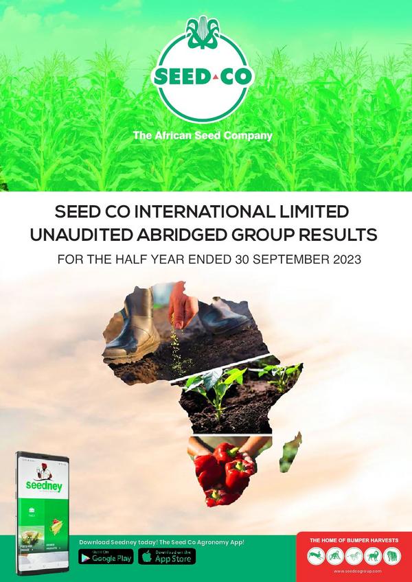 Seed Co International Limited 2024 Interim Results For The Half Year