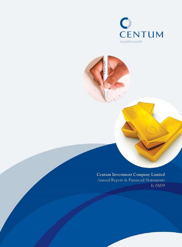 Centum Investment Company Limited 2009 Annual Report