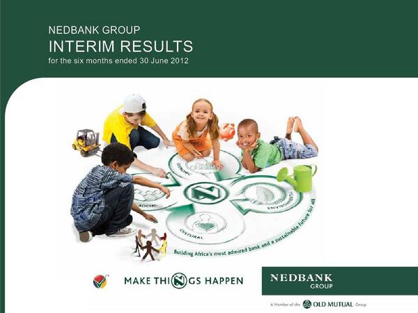 Nedbank Group Limited Zimbabwe Depository Receipts 2012 Presentation Results For The Half Year