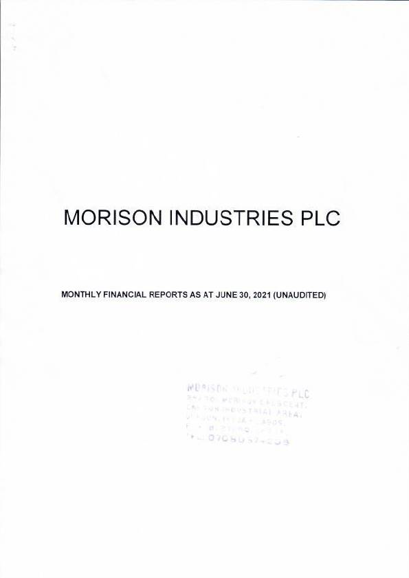 Morison Industries Plc (MORISN.ng) HY2021 Interim Report