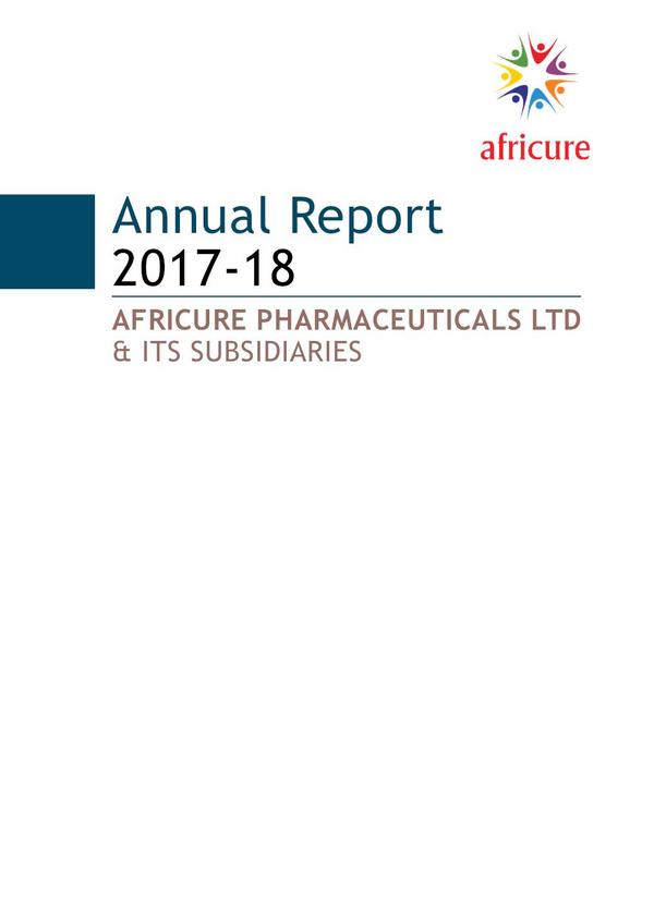 Africure Pharmaceuticals Ltd 2018 Annual Report
