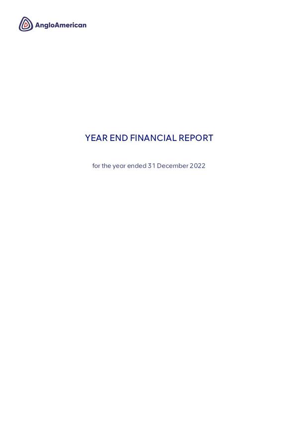 Anglo American Plc 2022 Abridged Results