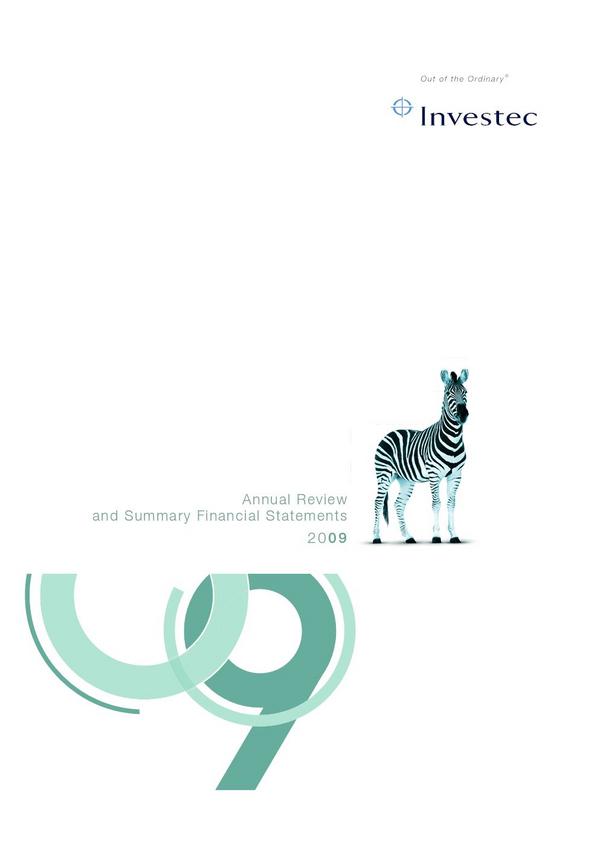 Investec Limited 2009 Abridged Results