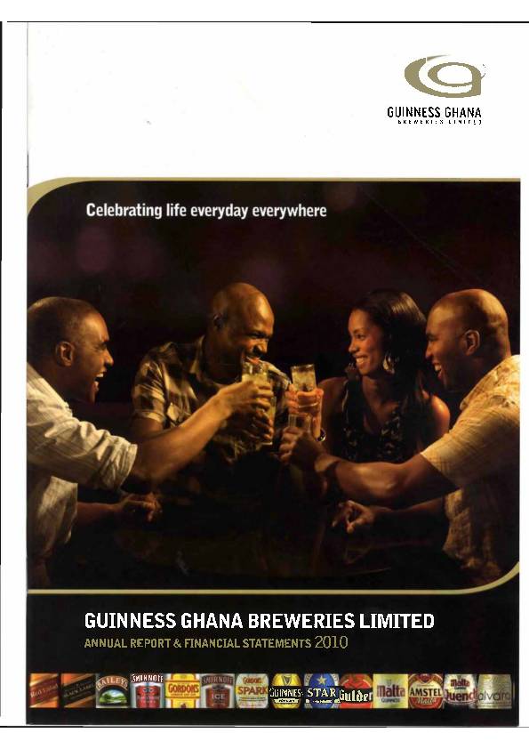 Guinness Ghana Breweries Limited (GGBL.gh) 2010 Annual Report - AfricanFinancials